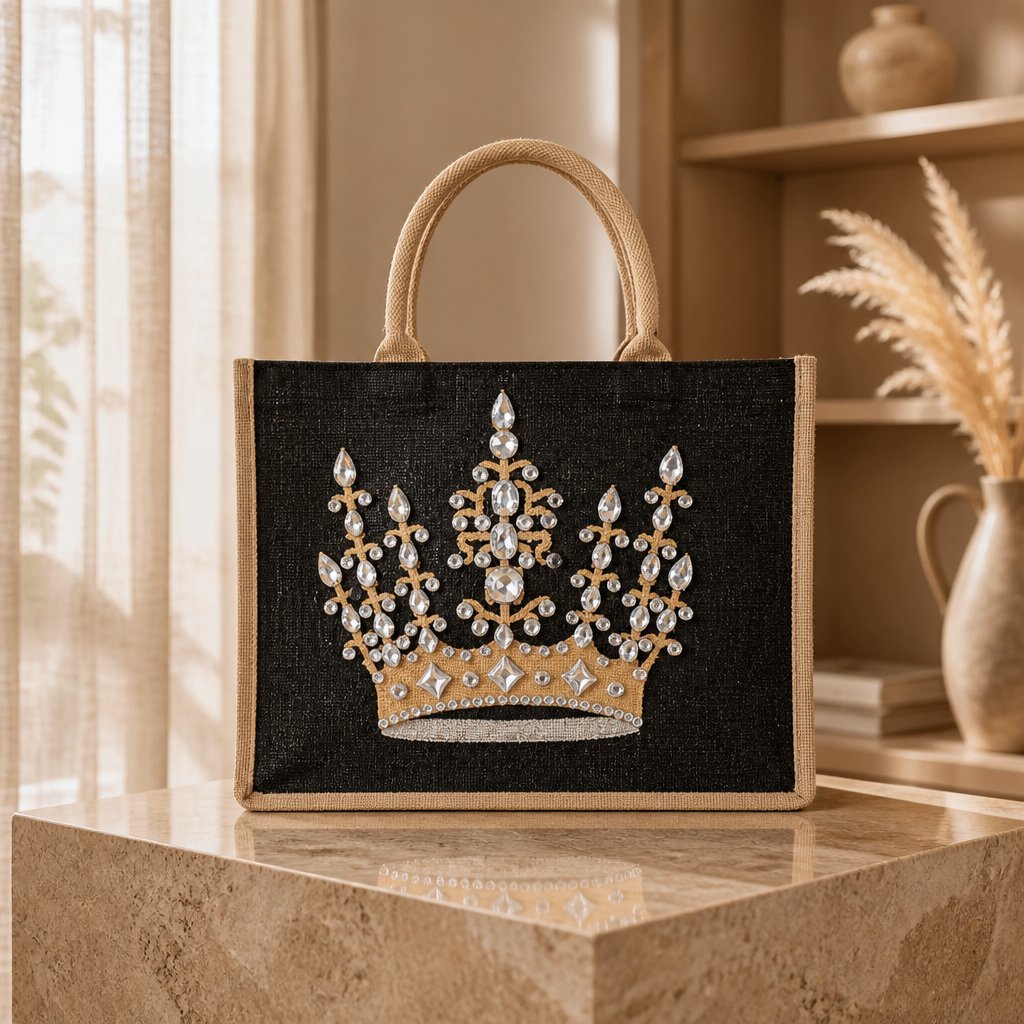 Collection image of a unique hand-painted tote bag from Dana's Uncommon Glass