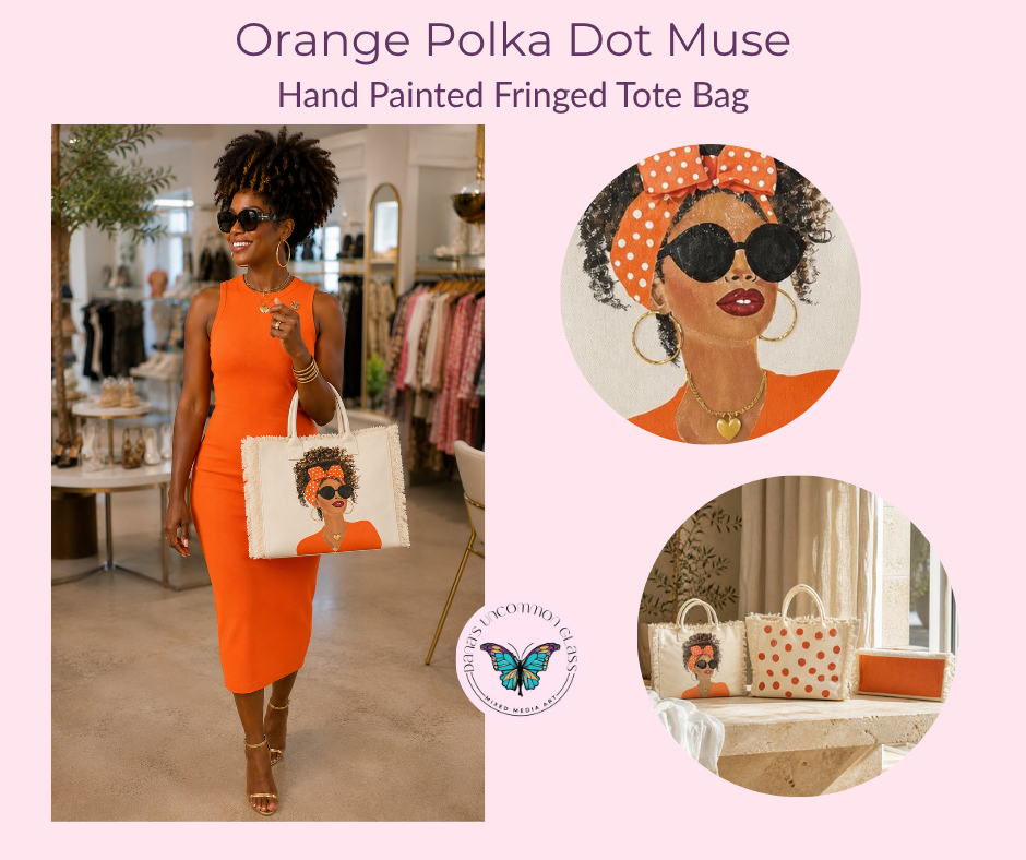 Orange Polka Dot Muse
