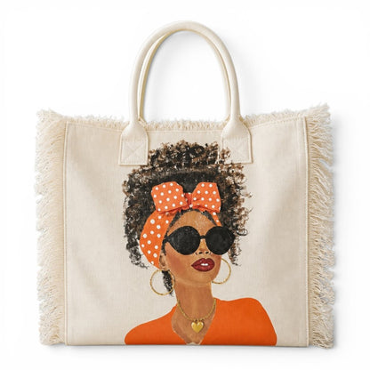 Orange Polka Dot Muse