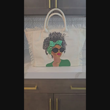 Green Polka Dot Muse