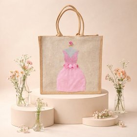 Blushing Bridesmaid Dress Tote Bag